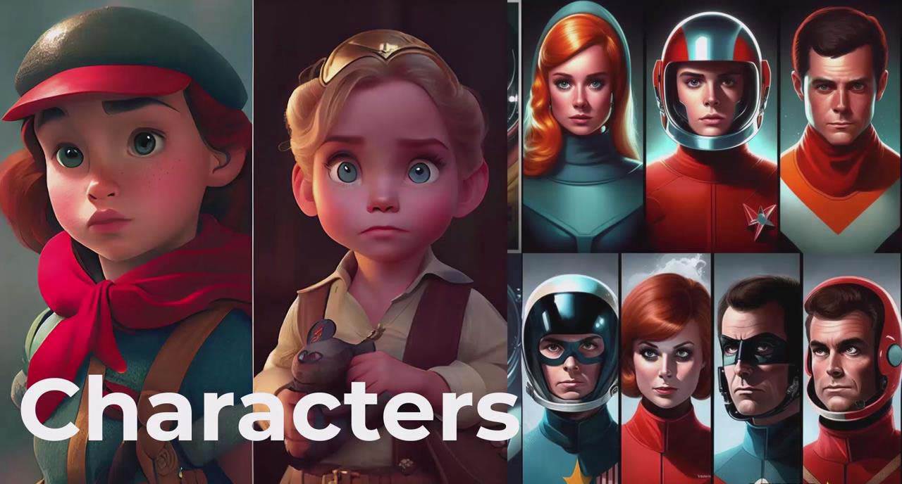 （8912期）掌握 MidJourney V5 AI + ChatGPT创建一致的角色设计图像-22节课-中英字幕-悟空知识星球