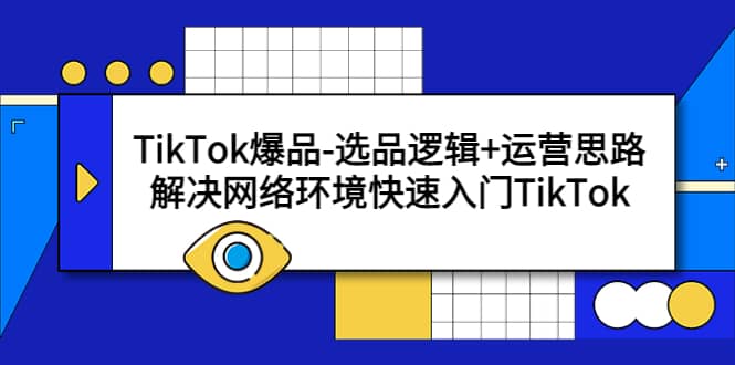 TikTok爆品-选品逻辑+运营思路：解决网络环境快速入门TikTok-悟空知识星球