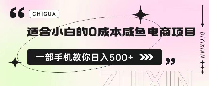 适合小白的0成本闲鱼电商项目，一部手机，教你如何日入500+的保姆级教程【揭秘】-悟空知识星球