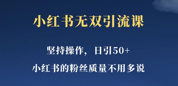 小红书无双课一天引50+女粉，不用做视频发视频，小白也很容易上手拿到结果【仅揭秘】-悟空知识星球