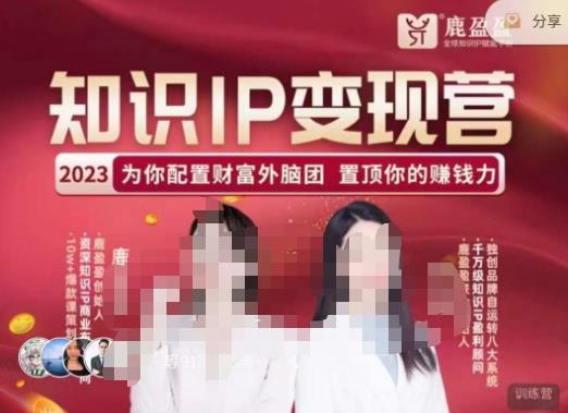 鹿盈盈-知识IP变现实操营，​普通人可复制的知识产品落地实操课，​带你打通知识IP变现底层逻辑-悟空知识星球