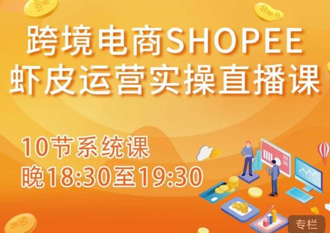 跨境电商Shopee虾皮运营实操直播课，从零开始学，入门到精通（10节系统课）-悟空知识星球