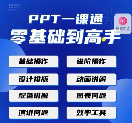 PPT·一课通·0基础到高手：通俗易懂快速掌握PPT的各种应用场合-悟空知识星球