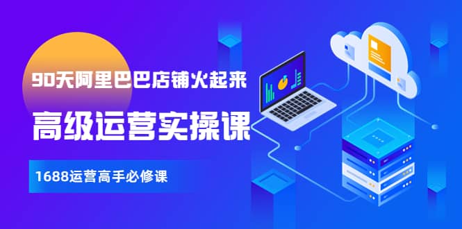 【90天阿里巴巴店铺火起来】高级运营实操课，1688运营高手必修课-悟空知识星球