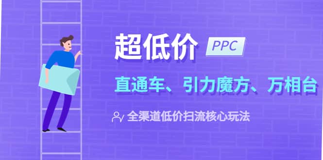 2023超低价·ppc—“直通车、引力魔方、万相台”全渠道·低价扫流核心玩法-悟空知识星球