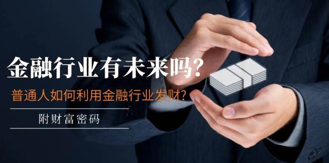 （11499期）某付费文章：金融行业有未来吗？普通人如何利用金融行业发财?(附财富密码)-悟空知识星球