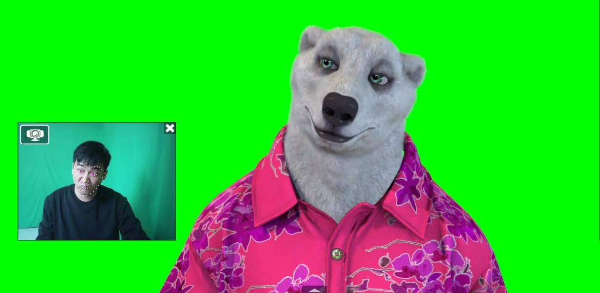 实时直播换脸卡通形象出镜，卡通形象面部捕捉(软件＋教程)-悟空知识星球