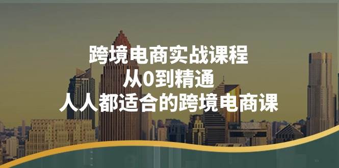 （11183期）跨境电商实战课程：从0到精通，人人都适合的跨境电商课（14节课）-悟空知识星球
