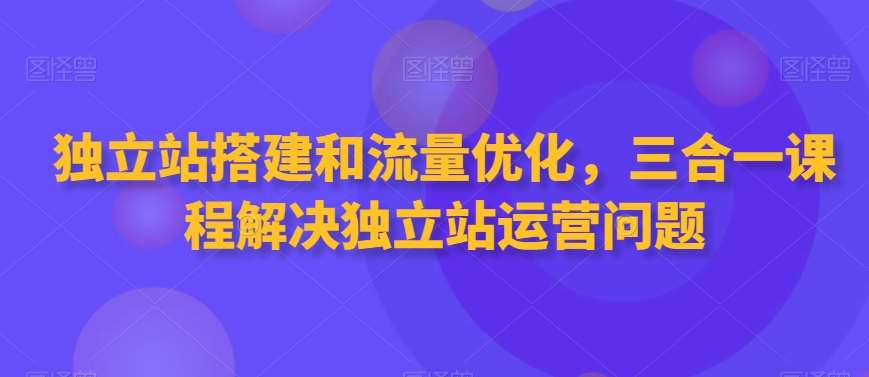 独立站搭建和流量优化，三合一课程解决独立站运营问题-悟空知识星球