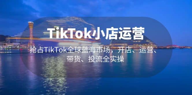 TikTok小店运营 抢占TikTok全球蓝海市场，开店、运营、带货、投流全实操-悟空知识星球