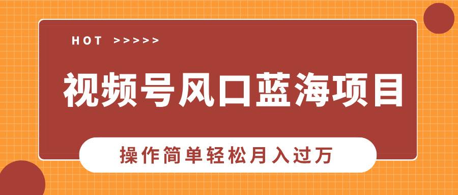 （13945期）视频号风口蓝海项目，中老年人的流量密码，操作简单轻松月入过万-悟空知识星球