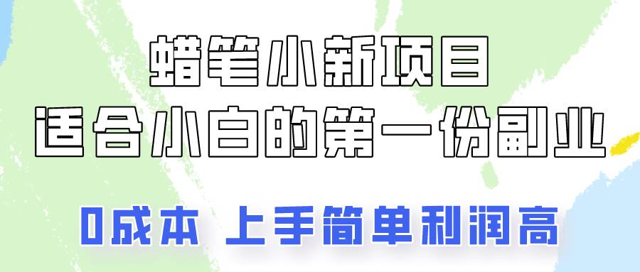 蜡笔小新项目拆解，0投入，0成本，小白一个月也能多赚3000+-悟空知识星球