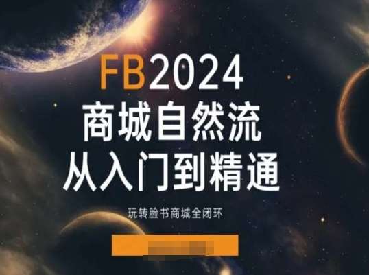 2024Faceboo商城自然流(从入门到精通)，玩转脸书商城全闭环-悟空知识星球