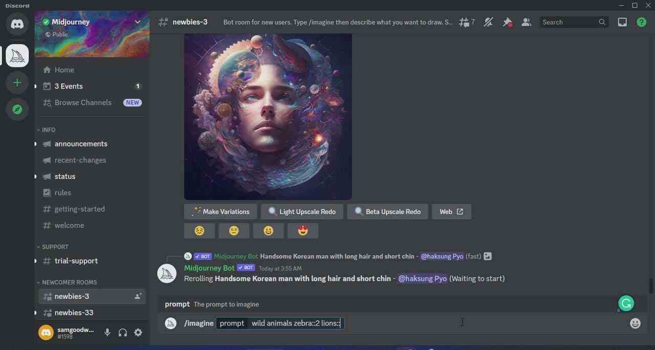 Midjourney AI人工智能艺术图片从入门到高级创作教程-33节课-中英字幕-悟空知识星球