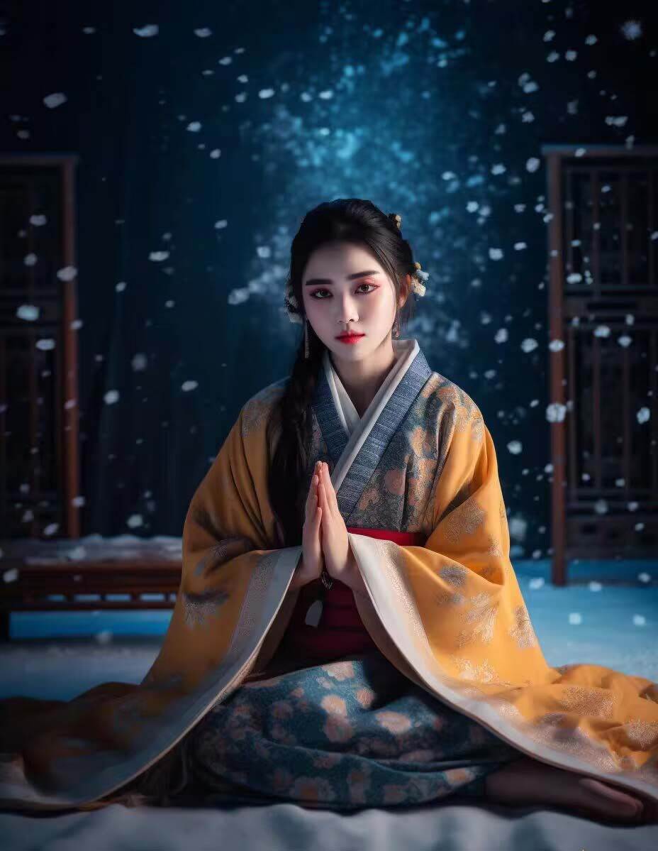 图片[5]-Midjourney关键词-AI生成中国风古装汉服美女人像提示关键词-悟空知识星球