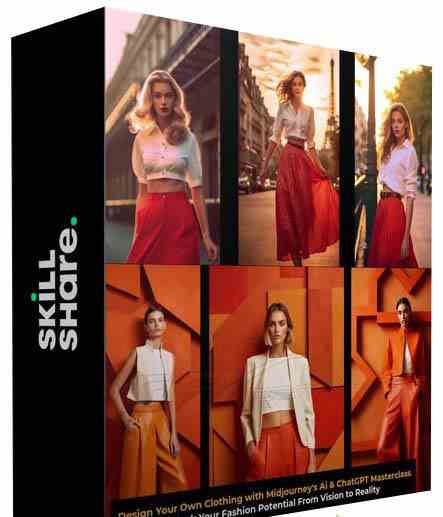 图片[2]-利用 Midjourneys Ai 人工智能设计自己的服装AI大师班-10节课-中英字幕-悟空知识星球