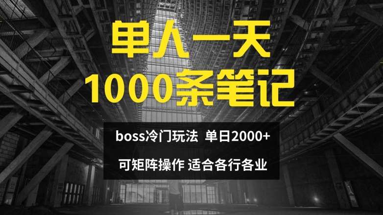 单人一天1000条笔记,日入2000+,BOSS直聘的正确玩法【揭秘】-悟空知识星球
