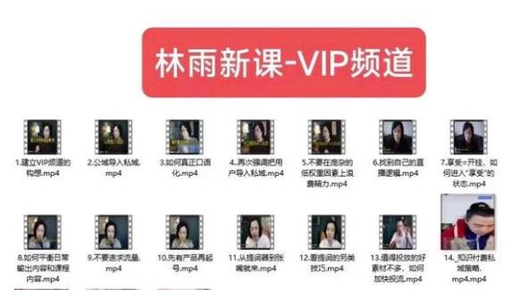 林雨新课VIP频道，玩赚私域/朋友圈/社群-悟空知识星球
