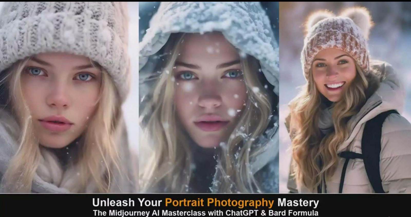 图片[5]-Midjourney v5 ChatGPT 和 Bard AI人工智能人像摄影大师班-15节-中英字幕-悟空知识星球