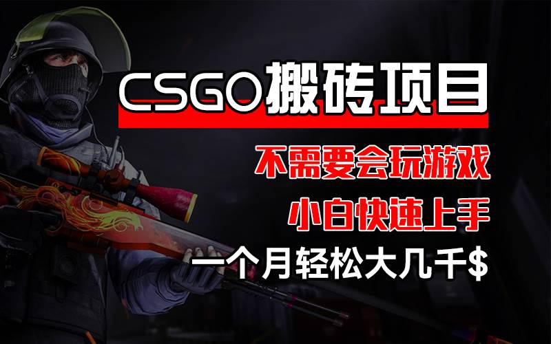 （12332期）CSGO 装备搬砖项目，操作简单，不需要会玩游戏，小白也能快速上手，一...-悟空知识星球
