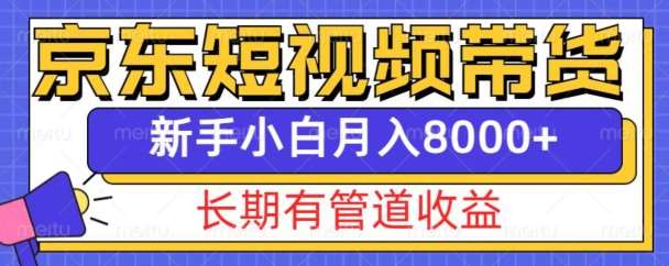 京东短视频带货新玩法，长期管道收益，新手也能月入8000+-悟空知识星球