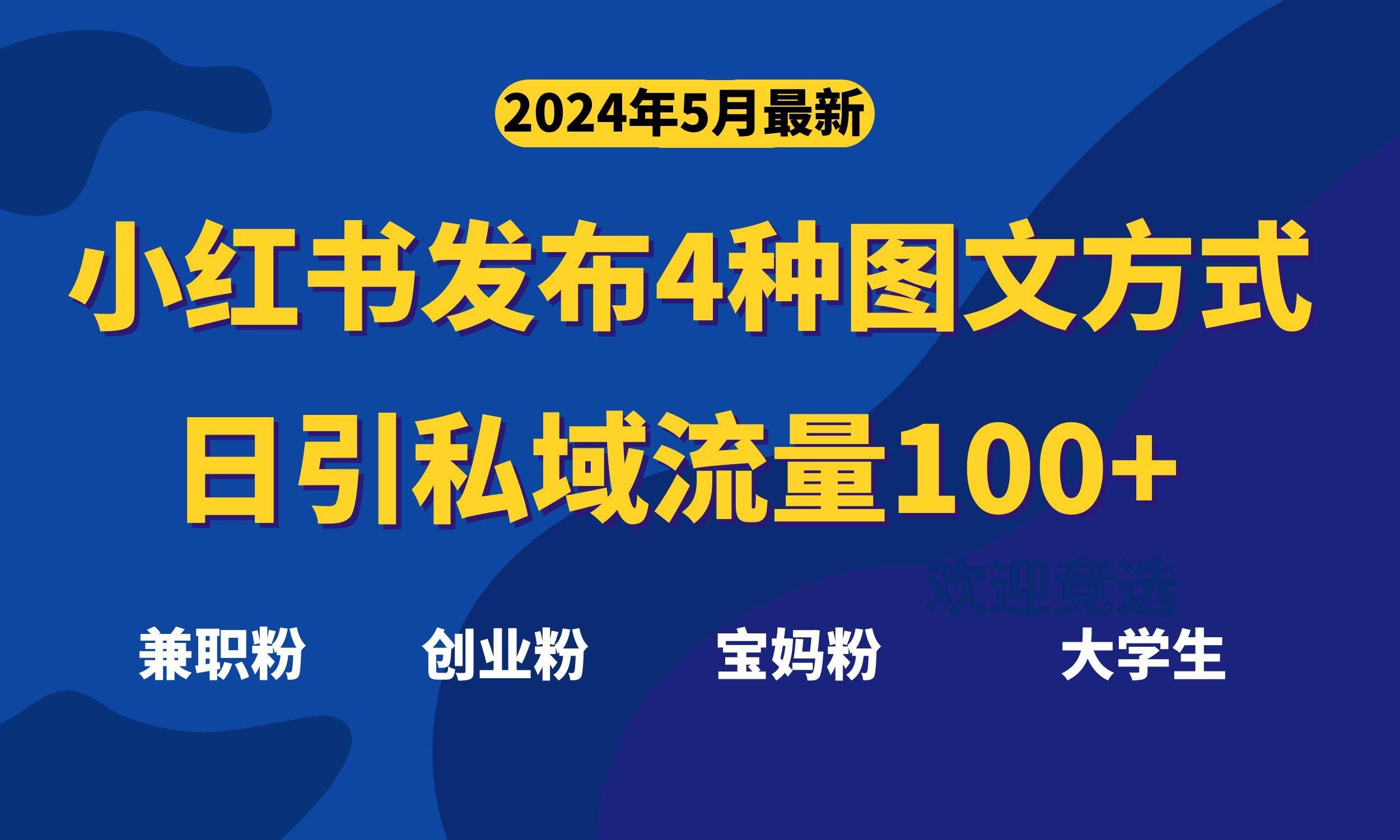 （10677期）最新小红书发布这四种图文，日引私域流量100+不成问题，-悟空知识星球