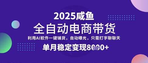 全网首发【闲鱼全自动电商带货】三年磨一剑，一朝露锋芒，单月稳定变现8k+【揭秘】-悟空知识星球