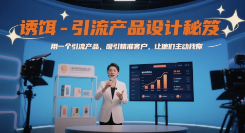 诱饵-引流产品设计秘笈，用一个引流产品，吸引精准客户，让他们主动找你-悟空知识星球