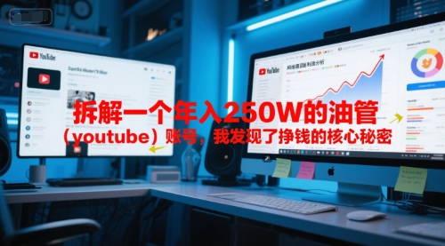 付费文章：拆解一个年入250W的油管（youtube）账号，我发现了挣钱的核心秘密-悟空知识星球