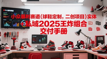 小众暴利赛道(球鞋定制，二创项目)实体+私域2025王炸组合  交付手册-悟空知识星球