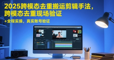 2025跨模态去重搬运剪辑手法，跨模态去重现场验证 +全程实操，真实账号验证-悟空知识星球