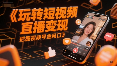 玩转短视频直播变现，把握视频号金风口-悟空知识星球