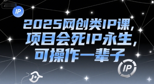 2025网创类IP课，项目会死IP永生，可操作一辈子-悟空知识星球
