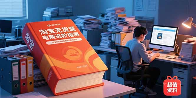 （15317期）淘宝无货源电商进阶指南，包含新人课、进阶课，配套资料，蓝海选品等-悟空知识星球
