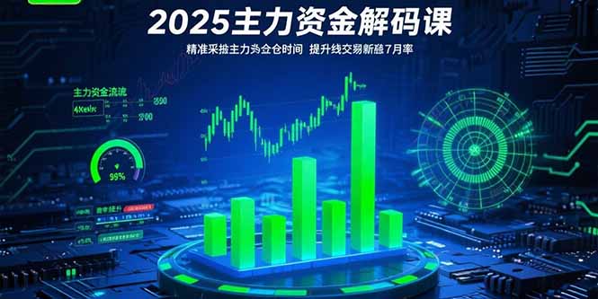 （15511期）2025主力资金解码课：精准捕捉主力建仓时机，提升短线交易胜率(更新7月)-悟空知识星球
