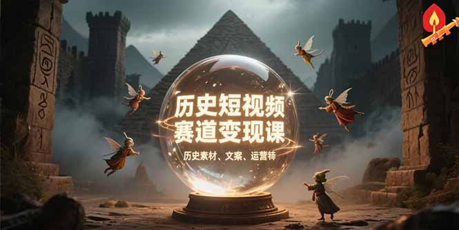 (15386期)历史短视频赛道变现课,百集素材库应用,文案剪辑技巧,账号运营全案-悟空知识星球