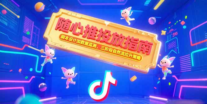 （15291期）随心推投放指南，脚本设计加数据监测，三阶段自然流拉升策略-悟空知识星球