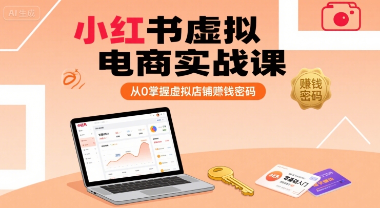 小红书虚拟电商实战课，从0掌握虚拟店铺賺钱密码-悟空知识星球