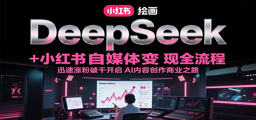 DeepSeek绘画+小红书自媒体变现全流程，迅速涨粉破千开启AI内容创作商业之路-悟空知识星球