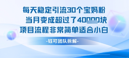 每天稳定引流30个人 当月变成超过了4个W项目流程非常简单适合小白-悟空知识星球