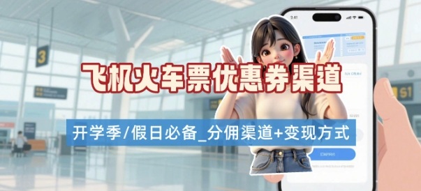 学生党必看！机票火车票优惠券申请渠道 + 项目打法，开学季节日速存-悟空知识星球