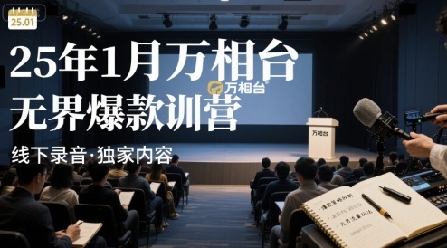 25年1月万相台无界爆款特训营线下录音-悟空知识星球