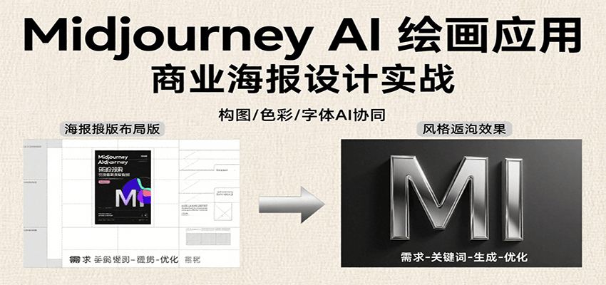 Midjourney AI绘画应用,关键词指令解析、漫画头像制作、海报设计、3D人物生成等-悟空知识星球