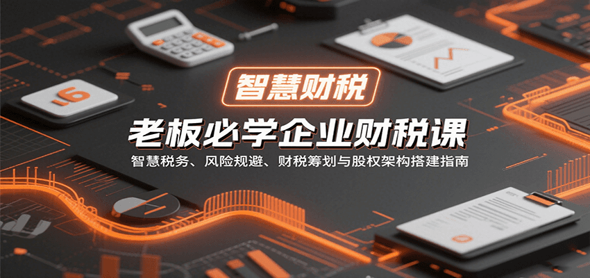 老板必学企业财税课：智慧税务、风险规避、财税筹划与股权架构搭建指南-悟空知识星球