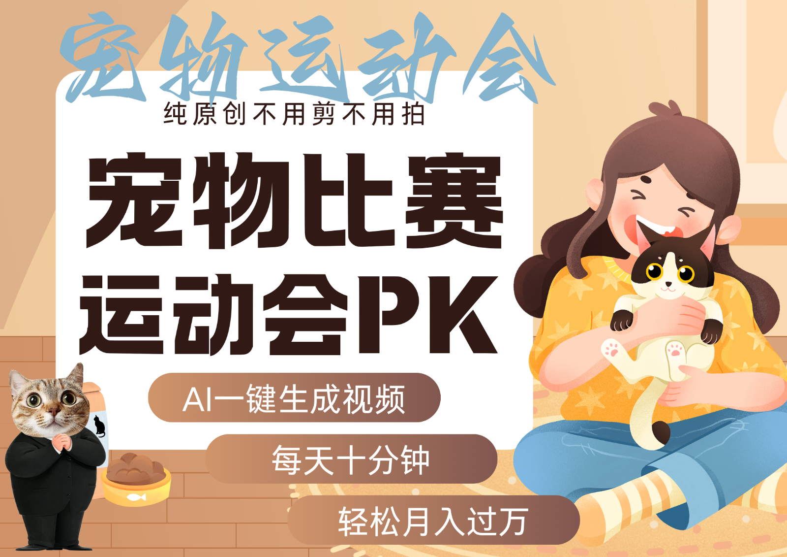 AI萌宠运动员跳水 射击  篮球  足球比赛   每天十分钟 附详细提示词文案库  代替做…-悟空知识星球