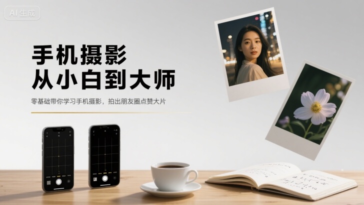 手机摄影从小白到大师，零基础带你学习手机摄影，拍出朋友圈点赞大片-悟空知识星球