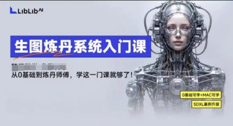 LibLibAI哩布哩布生图炼丹系统入门课，从生图到炼丹，只学这一门就够了-悟空知识星球