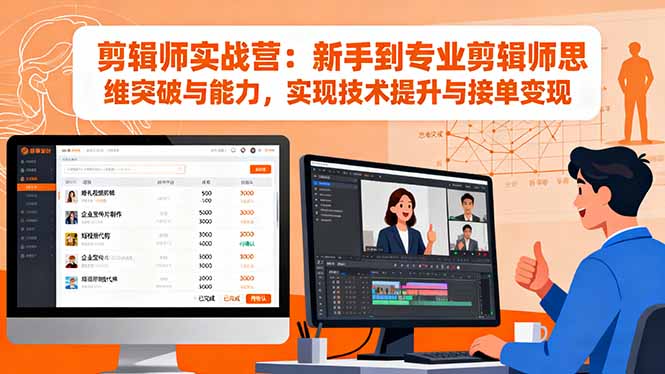 (16347期)剪辑师实战营:新手到专业剪辑师思维突破与能力,实现技术提升与接单变现-悟空知识星球