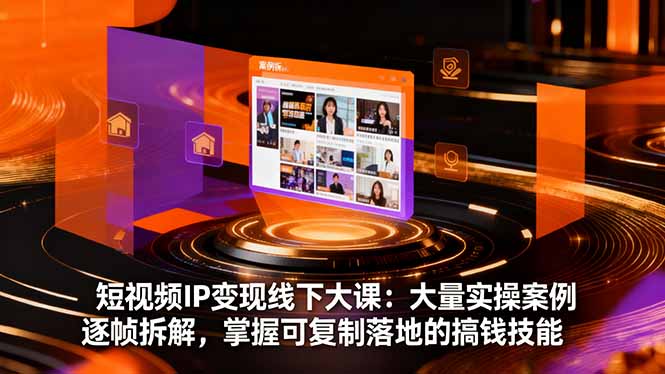 （16410期）短视频IP变现线下大课：大量实操案例逐帧拆解，掌握可复制落地的搞钱技能-悟空知识星球