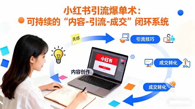 （16362期）小红书引流爆单术：构建一套低成本 可持续的“内容-引流-成交”闭环系统-悟空知识星球